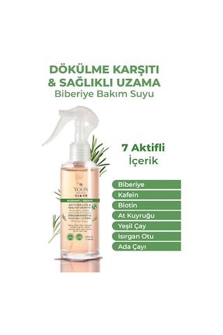 Yoon Saç Dökülme Karşıtı Hızlı Saç Uzatma Biberiyeli Saç Bakım Suyu 200 ML