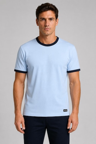 Alexandergardi Yaka Detaylı T-shirt Açık Mavi