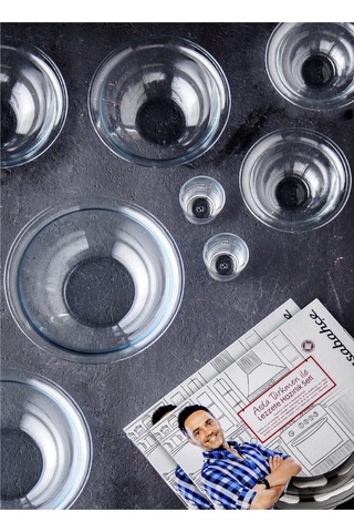 Paşabahçe Arda Türkmen Hazırlık Kasesi - Çok Amaçlı Bol Kase 8 Parça 2set