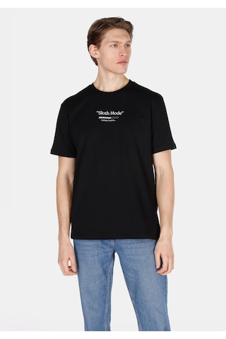 Colin's Colins Comfort Fit Yuvarlak Yaka Düz Erkek Siyah Kısa Kol Tişört Cl1073783 Q1.v1 Blk Siyah