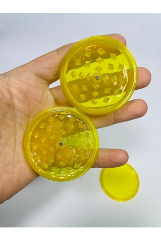 Plastik TutunÖğütücü 3parça Grinder //3adet-3renk