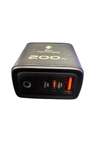 Yk Design Yk-sr62 200w Usb+pd Şarj Başlığı Ve Typec-typec Kablo