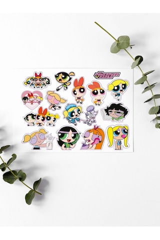 Powerpuff Girls Stickers Çıkartma Pytkstk117