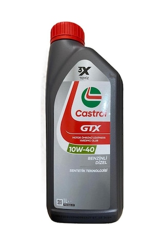 Castrol Gtx 10W-40 Benzinli - Dizel Sentetik Motor Yağı 1 L