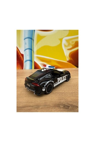 Toyota Supra Oyuncak Polis Arabası Sesli Işıklı Açılan Kapılar Toyota Supra Diecast Araba Çok Renkli