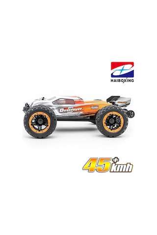 Haıboxıng 1/16th Scale 4wd Brushless Truck Uzaktan Kumandalı Araba Rtr Turuncu + 1500 Mah 7.4v 2s 30c Lipo Batarya