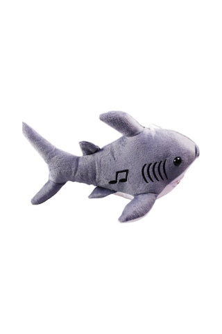 Köpekbalığı Sesli Baby Shark Müzikli 28 Cm - 1811201 - Gri Gri