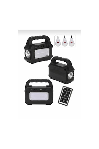 3 Ampullü Güneş Enerjili Ev Bahçe Aydınlatma Cihazı