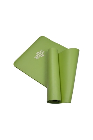 Woqes Konforlu Ve Kaymaz Nbr Yoga Matı 10 Mm Kalınlık Ekstra Destekli Ve Dayanıklı Tasarım Yeşil