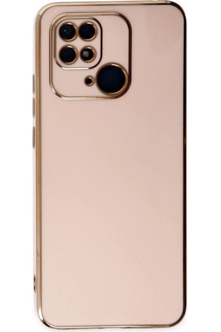 Redmi 10c Kılıf Volet Silikon - Pembe