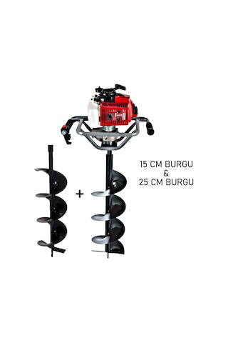 Ablacks C-52 Toprak Burgu Makinesi 15 - 25 CM Çift Burgulu