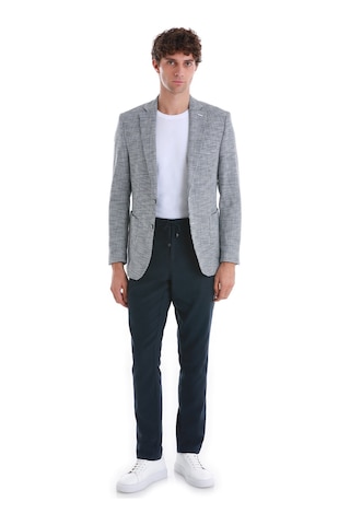 Hatemoğlu Lacivert Comfort Fit Desenli Mono Yaka Klasik Ceket 14252024c001 436 Lacivert