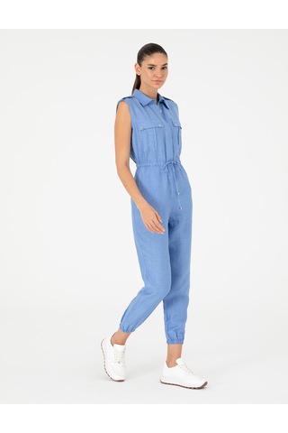 Pierre Cardin Kadın Mavi Tulum Dokuma 50284603-vr249 Mavi