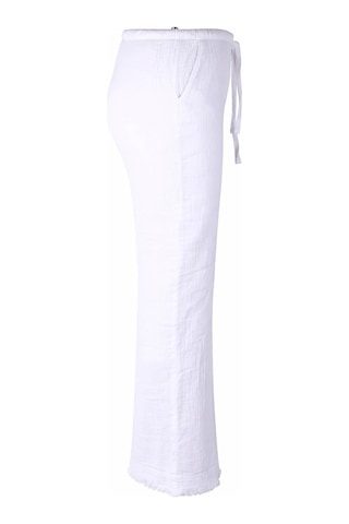 Trender Kanvas Kadın Pantolon 5504 Beyaz