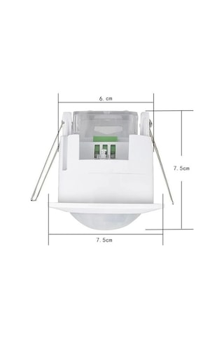 Cata Sıva Altı Hareket Sensörü 360 Derece Görüş Açılı 600 Watt