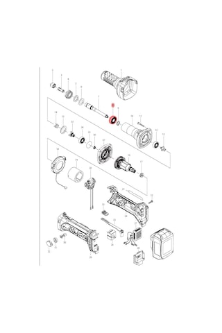 Makita DGD800RFE Rulman 6001 Ürün Kodu 210106-8