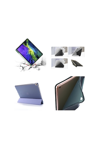 Samsung Galaxy Uyumlu Tab S9 Fe / S9 11inç Kılıf Grafiti Şeffaf Kalem Bölmeli X710 X716 X718 X510 X516
