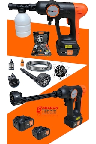 Yüksek Basınçlı Oto Araba Bahçe Yıkama Ve Temizleme Makinesi Çift