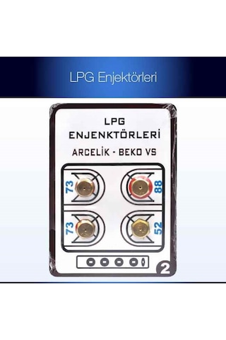 Lpg Ocak Memesi̇ Enjektör 4Lü Set Arçelik Beko Uyumlu - 212539122