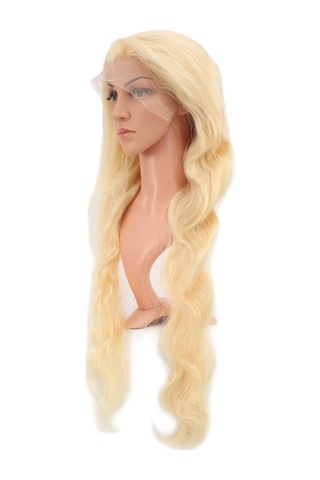 Gerçek Front Lace Dalgalı Platin Tül Peruk - 85-90cm