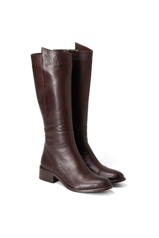 Marrone Brown Çizme Kadın 25k11099 Vergelio Skin Boot Marrone Brown