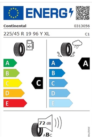 Continental 225/45R19 96Y XL Fr Premiumcontact 7 Yaz Lastiği 2025