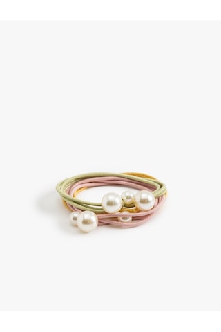 Koton Boncuklu Lastik Toka Seti Multıcolor 5wkg70047aa Mavi