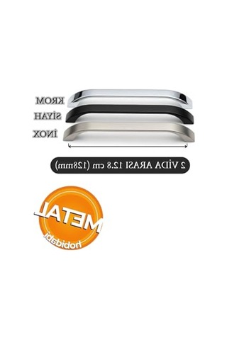 Metal Mutfak Dolap Kulpları, 96 Mm Çekmece Kapakları İçin 155 x 230 MM (Büyük Boy)