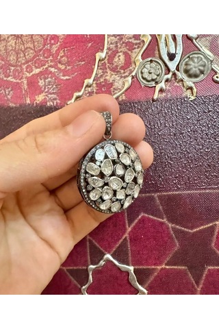 Polki Elmas Kolye Ucu 165