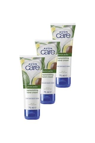 Avon Care Kuru Ciltler İçin Avokado Özlü El Krem 3 x 75 ML