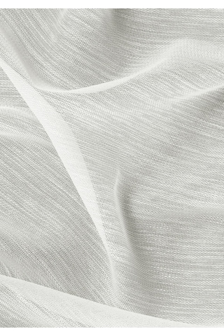 Gauze Fabric Design Bambu İpeksi Dokulu Tül Perde Seyrek Pile 1 X 2 Ekru