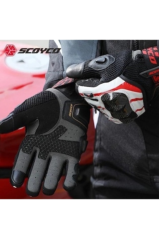 Scoyco Mc-109 Kırmızı Motosiklet Eldiven (534633579)