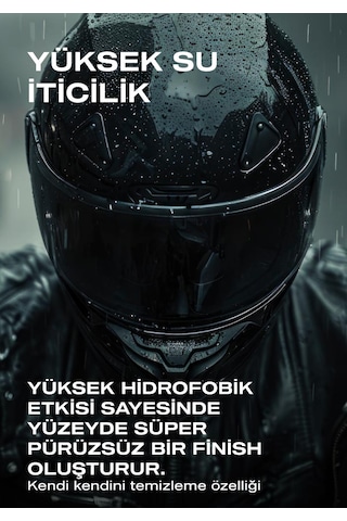 Goglide Kask Ve Gözlük Nano Yüzey Koruyucu-su İtici-nano Yağmur Kaydırıcı-1 Yıl Dayanım-10ml