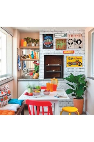 Kişiye Özel Metal Retro Poster (29X19) (547644453)