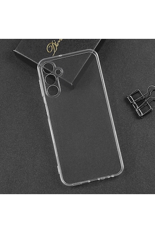 Prolysus Samsung Galaxy A24 Uyumlu Kılıf Kamera Korumalı Şeffaf Yumuşak Silikon Kılıf