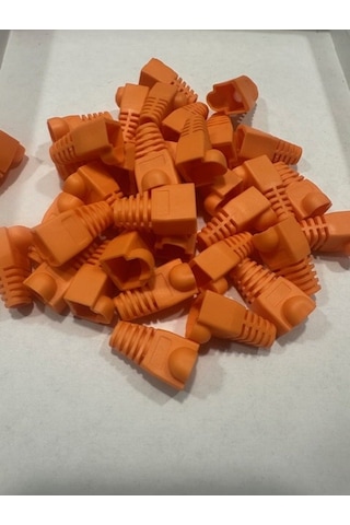 Turuncu Rj45 Kılıf Turuncu Cat6 Kılıf Turuncu Cat5 Kılıf 100 Adet