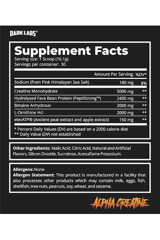 Dark Labs Muscle Mass Bulking Set Built Af Gh + Alpha Creatine+ornithine Kas Kütlesi Seti