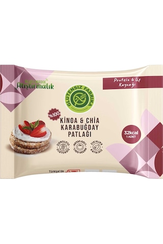 Karabuğday Patlağı Kinoa & Chia 24 Gram X 10 Paket