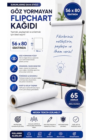 Premium Çocuklar İçin Göz Yormayan Kullan At Kağıt 56x80 Cm 25 Li Çizim, Boyama Ve Yaratıcı Etkinlikler İçin