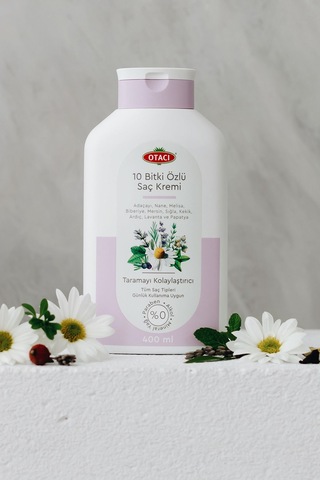 Otacı 10 Bitki Özlü Taramayı Kolaylaştırıcı Saç Bakım Kremi 400 ML