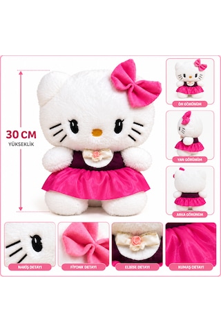 Hello Kitty 30 Cm Peluş Oyuncak 046 - Pembe