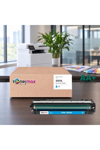 Hp 307a Ce741a Mavi Uyumlu Toner Aa Plus / Color Laserjet Cp5225 / Cp5225n / Cp5225dn