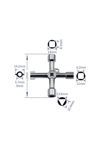 Pano Aanahtarı Istavroz Metal Pano Kilit Anahtarı