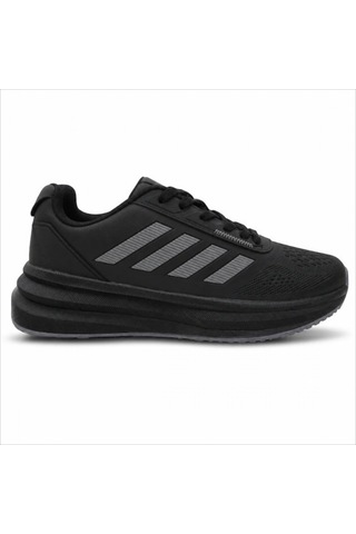 Black Flex Unısex Sneaker Siyah Gri Ayakkabı 36-40
