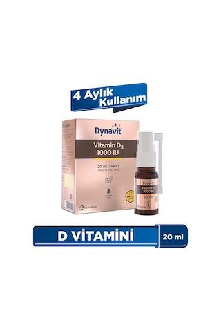 Dynavit Vitamin D3 1000 Iu 20 Ml Sprey