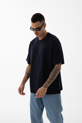 Erkek Oversize Fit Bisiklet Yaka Pamuk Kısa Kollu Tişört