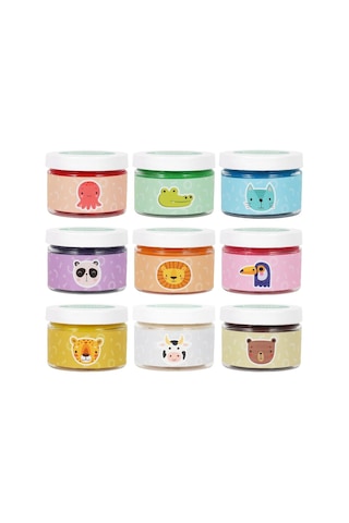 Bonimo Play Dough Doğal Oyun Hamuru 9'lu Set 9 150gr