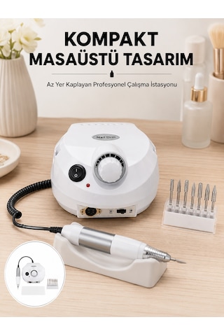 Hafif Ve Kompakt Tasarımlı Çok Amaçlı Tırnak Freze Cihazı Yeni Nesil - Lisinya