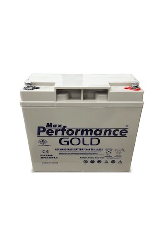 Max Performance Gold 12v 18.ah Bakımsız Kuru Akü