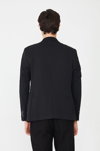 Siyah Slim Fit Klasik Yaka Erkek Spor Blazer Ceket Siyah